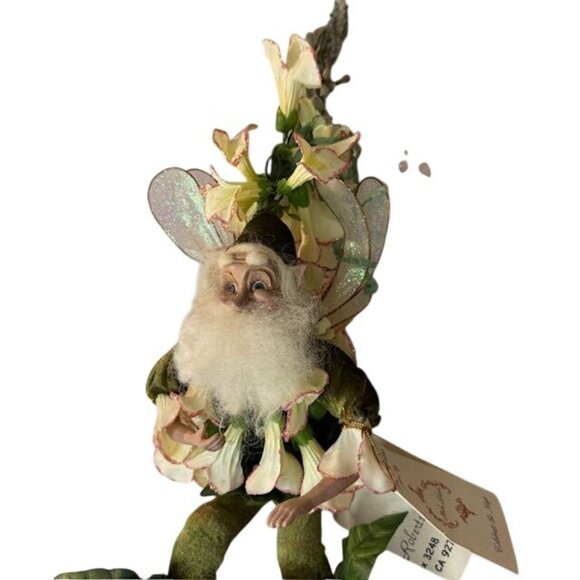 Mark Roberts 2002 Limited Edition Fairy Figurine With Glitter Flowers & Certific - Picture 2 of 15